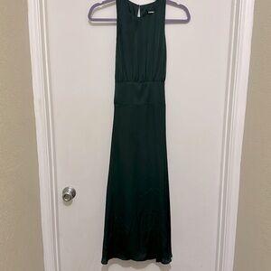 Express Dark Green Midi Dress in Size XS